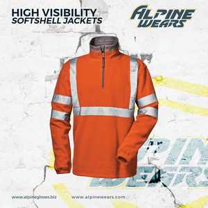 Vêtements de travail haute visibilité pour hommes OEM personnalisé veste Softshell d'hiver imperméable en polaire pour l'extérieur veste Softshell de pluie pour garçons - Product Image 3