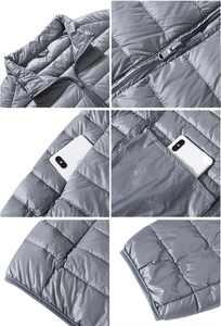 Blouson aviateur à capuche détachable, chaud et épais personnalisé Manteaux d'hiver de haute qualité pour hommes Vestes matelassées en coton rembourré - Product Image 6