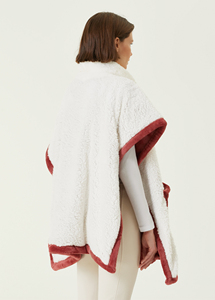 Manta con Capucha Sherpa Extra Grande para Adultos y Niños, Talla Única, para el Hogar, Invierno, 100% Poliéster, No Tóxico, Tejido de Punto - Product Image 6