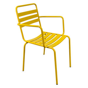 GCF009 Industrial Style <b>Restaurant</b> Furniture Iron Chair with Many Colors Rustic Design and Comfortable Armrest - Product Image 2