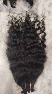 <b>12</b> Grade 100% Raw Virgin Human Hair Extensions Light Color Brazilian Lace Closure and Mink Weave Cuticle Aligned Vendors - Product Image 6