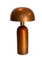 Lampe de table en métal de style européen du milieu du siècle, lampe en forme de champignon dorée faite à la main, esthétique Wabi Sabi, AC/DC, écologique, luxe