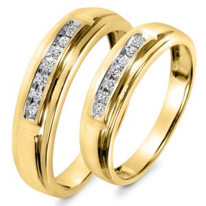 Anillo de Compromiso y Matrimonio de Diamantes de Oro Puro de Lujo con Certificación IGI Original Personalizado, Color D VVS, Juego de Pareja a Juego de 10k, 14k y 18k - Product Image 4