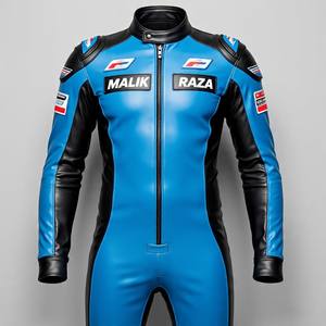 Combinaison en cuir deux pièces pour équipement de motard professionnel | Traitement imperméable | Doublure amovible | Protection Touring multi-saisons - Product Image 2