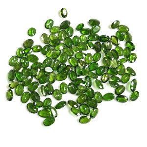 Pierres précieuses en vrac à facettes ovales en diopside de chrome vert naturel pour la fabrication de bijoux 3x5mm 4x6mm 5x7mm 6x8mm 7x9mm prix de gros - Product Image 6