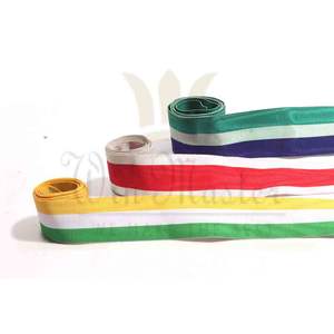 OEM Haute Qualité Miniature Ruban Médaille Service Gros-Grain Tissu Pays Drapeau Couleurs Récompenses Médaille Drapé - Product Image 4