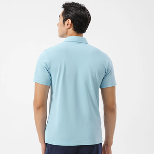 MADE in VIETNAM Solid Knitted Casual Cotton Breathable 220g Washed Button Regular Length <b>Short</b> <b>Sleeve</b> <b>Shirt</b> for Men - Product Image 3