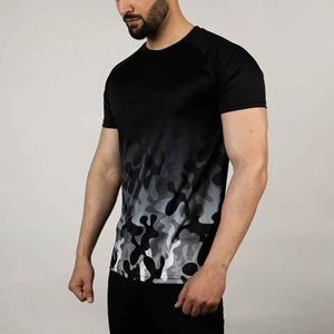 Camisetas de sublimación de verano informales OEM, camisetas de playa, camisetas de media manga más vendidas, camisetas de impresión informales, camisetas ajustadas - Product Image 5