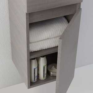 ตู้ห้องน้ำแบบแขวนผนังสองบานแบบมีชั้นวางของ ไมอามี - Product Image 3