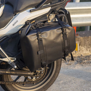 Unique Style Travelling Waterproof Motorcycle <b>Leather</b> Saddle Bag Motorcycle <b>Tool</b> <b>Pouch</b> Saddle <b>Leather</b> Bag - Product Image 2