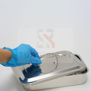 ถาดเครื่องมือทันตกรรมสแตนเลสถาดเครื่องมือ hollowware แหล่งจ่ายไฟด้วยตนเองวัสดุพลาสติกเครื่องมือ surgiright - Product Image 1