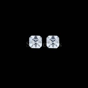 IGI Certified 0.25ct-4ct Asscher Cut Lab Grown Diamonds DEF Joyas sueltas para colgantes de tachuelas Regalo de cumpleaños - Product Image 2