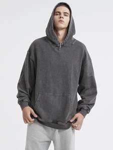 Nouveaux sweats à capuche et sweat-shirts d'automne très vendus, de haute qualité, 100% coton, polaire pour homme, respirant, pull-over streetwear, poids lourd - Product Image 3