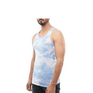 Débardeur décontracté vierge de haute qualité, personnalisable en gros, respirant, doux, sans manches, idéal pour la gym, le fitness, l'entraînement, effet délavé au soleil - Product Image 2