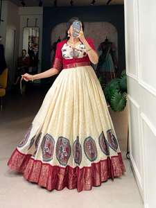 ชุดเดรสผ้าไหมลายโดลาผ้าไหมพิมพ์ลายคาลามาคาริ - Product Image 4