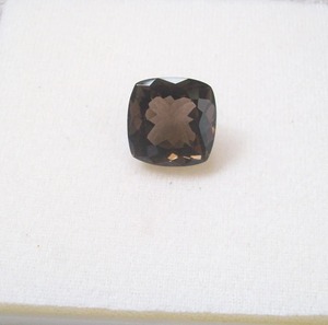 Quartz fumé noir de haute qualité, taille coussin, pierre précieuse naturelle à facettes, 10-20 carats, enceré/huileé, Gemmes Mehrajudin pour un éclat noir unique - Product Image 6
