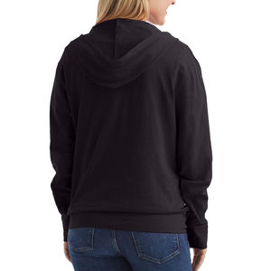 Wholesale 100% Cotton <b>Zipper</b> up Pullover <b>Hoodie</b> with Front Logo Custom Designer Eco-Friendly Winter Wear <b>for</b> <b>Women</b> - Product Image 2