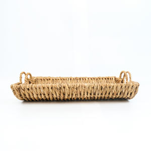 Jewelry rings display <b>tray</b> excellent quality natural water hyacinth <b>decorative</b> <b>trays</b> with handles - Product Image 2