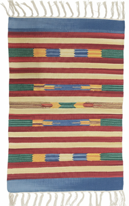 Alfombra Rectangular Moderna de Felpa de Algodón Tejido, Reversible, Lavable a Máquina, con Diseño Floral, para Hogar, Camping y Ejercicio - Product Image 3