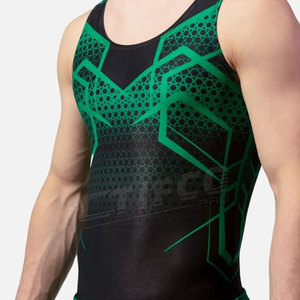 Sin mangas Entrenamiento Ropa de baile Color personalizado Hombres Vestido de gimnasia Diseño personalizado Hombres Vestido de gimnasia - Product Image 3