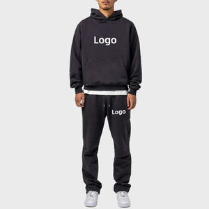 Chándal Deportivo Informal con Capucha y Logotipo Personalizado al por Mayor para Hombre, 100% Algodón, Alta Calidad, Moda para Ropa Local Personalizada a Precio Económico - Product Image 1