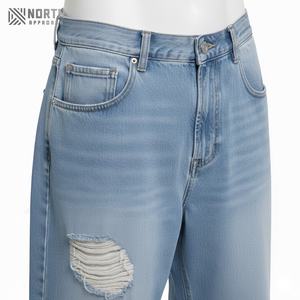 Pantalon en jean unisexe d'hiver de qualité supérieure, tendance hip-hop, jean baggy pour homme, fabriqué au Pakistan - Product Image 5