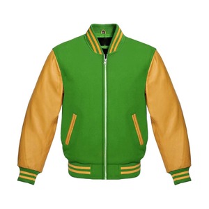 Elegante Slim Fit Varsity chaqueta de béisbol de primera calidad de lona logotipo frontal de calidad superior OEM ODM compatible con la moda - Product Image 4