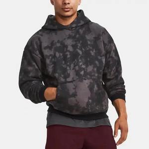 Ropa de calle Fabricante de ropa Vintage Negro Sudadera con capucha Logotipo personalizado Vintage Acid Stone Wash Acid Wash Sudaderas con capucha Oversize - Product Image 1