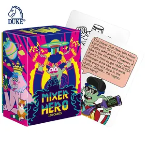 カスタムデザイン高品質印刷ミキサーヒーロー飲用カードゲーム-レイブパーティー