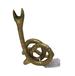 Nouveau bougeoir en aluminium décoratif feuille d'or avec support de bougie en or pour table et décoration d'halloween à la main - Product Image 2