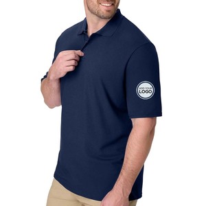 Polo à manches courtes rayé pour homme, Performance Advantage, Polo pour homme - Product Image 1