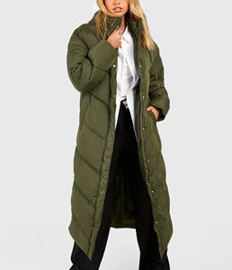 แจ็กเก็ตขนเป็ดตัวยาวสำหรับผู้หญิง, สินค้ามาใหม่เสื้อโค้ทแบบมีฟองสำหรับใส่ในฤดูหนาว - Product Image 3