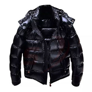Chaqueta Acolchada con Capucha para Hombre, Diseño de Primera Calidad, con Logotipo Frontal, Transpirable, Resistente al Viento, Ecológica, de Secado Rápido, para Invierno, Manga Larga - Product Image 1