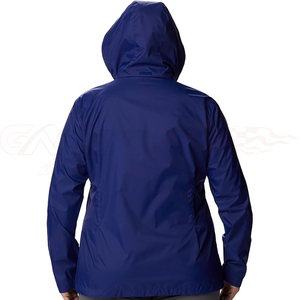 Custom Logo Windproof Hooded Jacket Rainproof Outdoor Hiking Casual Fashion Windbreaker for Men and Women Workout Sports - Product Image 6