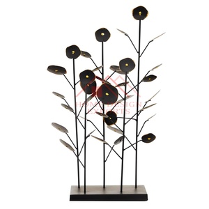 Escultura abstracta interior moderna/escultura decorativa de hierbas de mesa para escritorio de oficina - Product Image 4