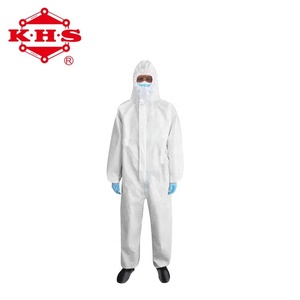 ที่มีคุณภาพสูงทนต่อสารเคมีสาด Coverall ระบายอากาศ - Product Image 3