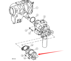Pompe hydraulique compatible avec John Deere 9510 9550 9610 9600 9560 9450 9660 CTS 9650 9500 9410 AH131183 AH129389 AH227021 - Product Image 3