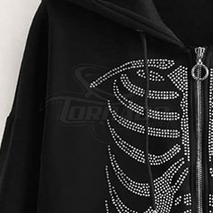 Fabricante de Pakistán sudaderas con diamantes de imitación de alta calidad mejor estilo buena calidad sudaderas con diamantes de imitación - Product Image 6