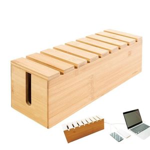 Wooden WiFi <b>Cable</b> <b>Management</b> Box | Smooth Finish Handmade Quality | Factory Direct Bulk Wholesale - Product Image 1