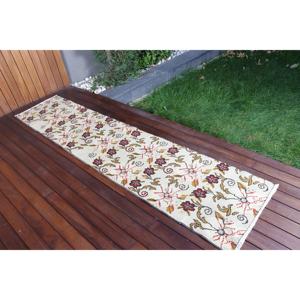 Alfombra Turca Vintage de 2x8.9 pies, Alfombra de Lana Roja con Diseño Floral - Product Image 2