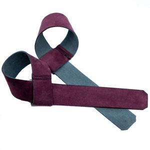 Muñequera unisex antideslizante de piel de vaca personalizable correas de cuero para gimnasio fitness entrenamiento pesado Ejercicio de levantamiento de pesas - Product Image 2