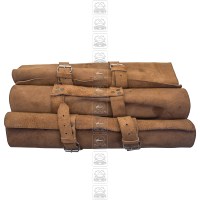 Hete Aanbieding Eco-vriendelijke Japanse Stijl Damascus Staal Keukenmessenset DD-KKS-908 Professionele Rosewood Handgreep Lederen Schede Set