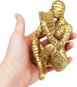 Handcrafted Modern Aluminum READUNG Book Metal Sculptures Sophisticated Home <b>Decor</b> Unique Ornaments for Elegant <b>Space</b> - Product Image 5