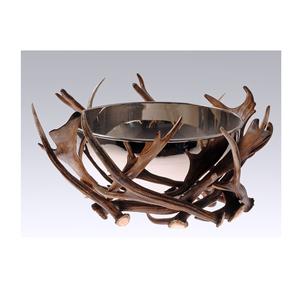 ชามผลไม้ทำจากแก้วใสสำหรับตกแต่งโต๊ะในบ้านดีไซน์หรูหราพร้อมเขากวาง - Product Image 3