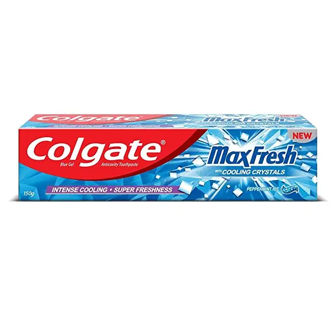 Col שער מקסימום טרי משחת שיניים נשימה סופר טרי כחול ג 'ל להדביק עם מנטול קירור קריסטל 150 G במחיר הטוב ביותר