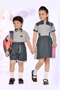 คุณภาพมั่นใจได้วัสดุเกรดสูงทำชุดนักเรียนหญิงพร้อมเน็คไทสำหรับขายโดยผู้ผลิตอินเดียราคาต่ำ - Product Image 5