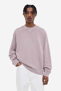 Sudadera de lana de algodón 100% de alta calidad OEM, ropa de invierno de diseño de cuello redondo de gran tamaño para hombre con patrón estampado bordado sólido - Product Image 2