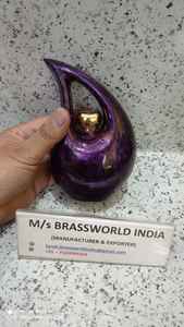 Urna de cremación para adultos de Metal de latón de estilo americano, diseño de lágrima, cartón de descuento al por mayor para enterrar suministros funerarios humanos - Product Image 4