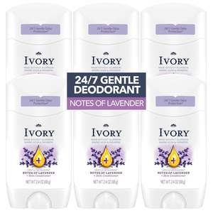 Compre Desodorante Ivory Sin Aluminio, Aroma a Lavanda, Desodorante Suave de 24 Horas, Probado por Dermatólogos, Sin Bicarbonato de Sodio, Sin Parabenos - Product Image 2