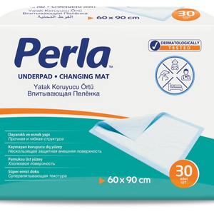 ผ้าอ้อมสำเร็จรูปสำหรับผู้ใหญ่ PERLA แบบใช้แล้วทิ้ง แพ็คประหยัด ขนาดใหญ่ 30 ชิ้น ผ้าไม่ถักทอ ผิวสัมผัสแห้ง ป้องกันการรั่วซึม ผลิตในตุรกี - Product Image 1